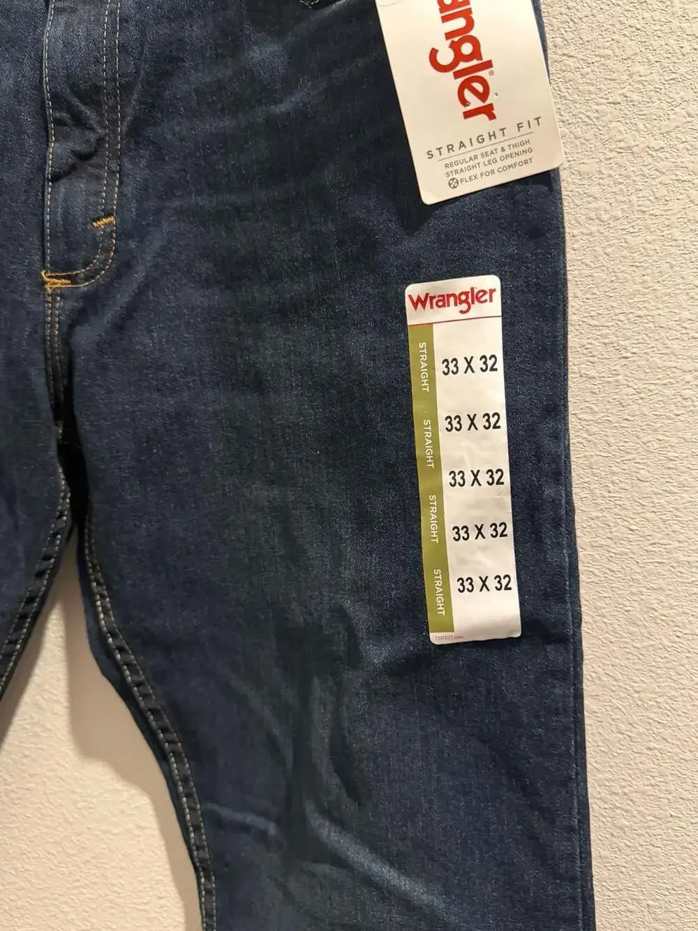 Wrangler Straight Fit Jeans 33x32